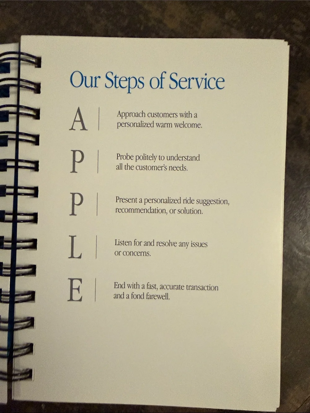 Rare Vintage Apple Internal Training Spiral Notebook Blank Pages + Blue Logo